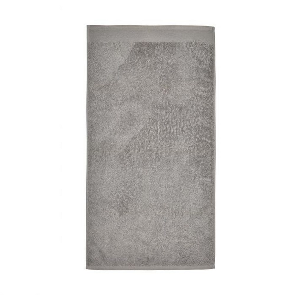 Noi Plain Cotton Bamboo Towel in Silver Grey